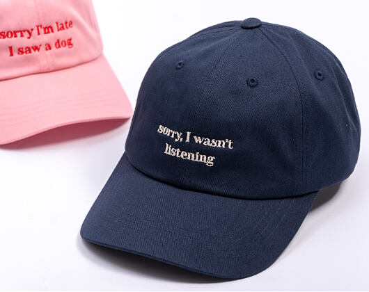 Kšiltovka 8by8 - Dadcap - "Sorry, I wasn't listening" - Navy/White