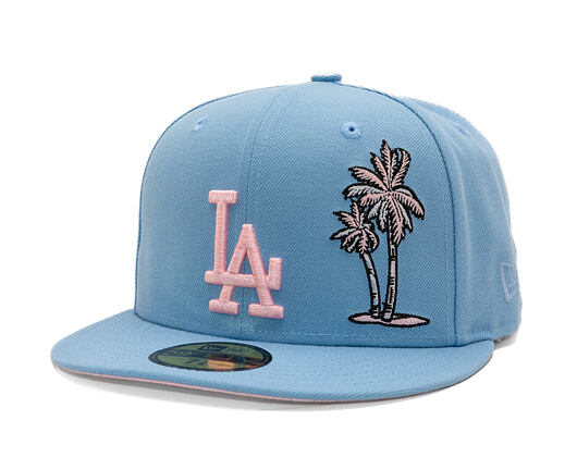 Kšiltovka New Era - MLB Palm & Taco 59FIFTY - LA Dodgers - Sky Blue / Pink UV