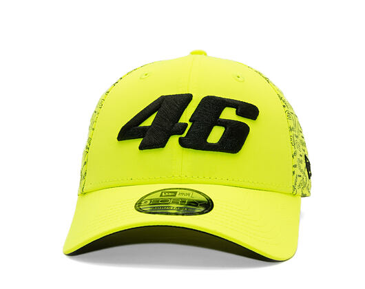 Kšiltovka New Era - Valentino Rossi VR46 All Over Print 9FORTY - VR46 - Yellow