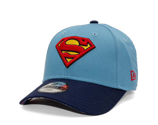 Dětská Kšiltovka New Era - Warner Bros DC Universe 9FORTY - Superman - Sky Blue