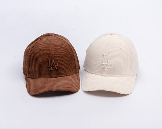 Dámská Kšiltovka New Era - MLB Pastel Cord 9FORTY M-CROWN - LA Dodgers - Cream