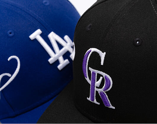 Kšiltovka New Era - MLB Established 59FIFTY Low Profile - Colorado Rockies - Black