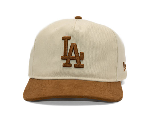 Kšiltovka New Era - MLB Suede Visor 9FIFTY A-Frame - LA Dodgers - Cream