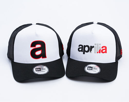 Kšiltovka New Era - Piagio Wordmark 9FORTY Trucker - Aprilia - Black