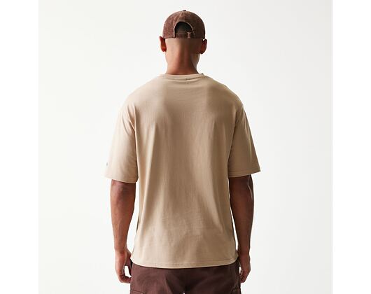Triko New Era - Fruit Graphic Oversized Tee - Camel
