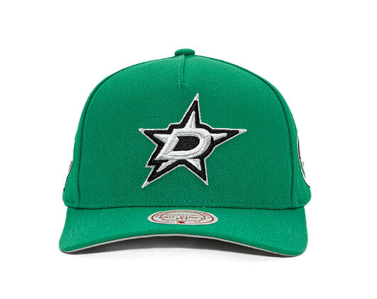 Kšiltovka Mitchell & Ness - Dallas Stars - Double Clutch Pro Snapback - Green