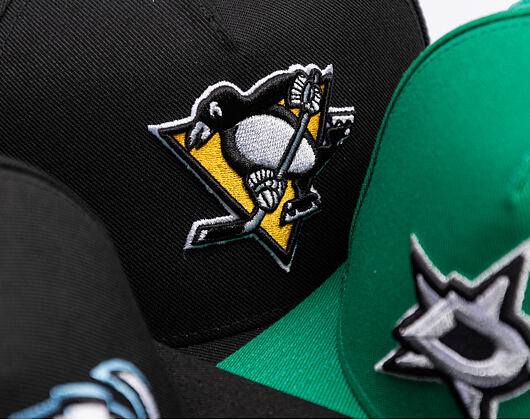 Kšiltovka Mitchell & Ness - Pittsburgh Penguins - Double Clutch Pro Snapback - Black