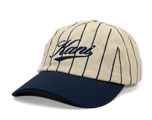 Kšiltovka Karl Kani - Cursive Varsity Pinstripe Baseball Cap