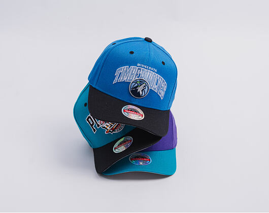Kšiltovka Mitchell & Ness - NBA Team Arch Snapback - Minnesota Timberwolves - Blue / Black