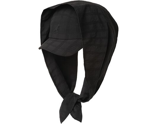 Kšiltovka Kangol - TRENDS PACK - Seersucker Drape 5-Panel - Black