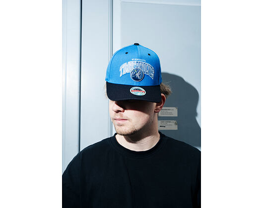 Kšiltovka Mitchell & Ness - NBA Team Arch Snapback - Minnesota Timberwolves - Blue / Black