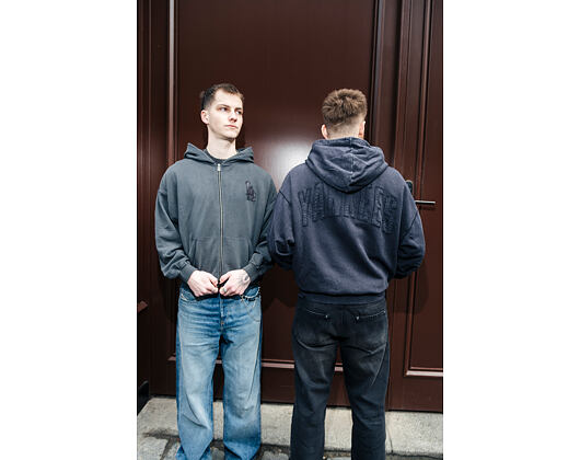 Mikina New Era - MLB Washed Full Zip Hoody - NY Yankees - Black