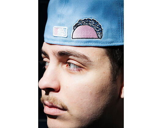 Kšiltovka New Era - MLB Palm & Taco 59FIFTY - LA Dodgers - Sky Blue / Pink UV