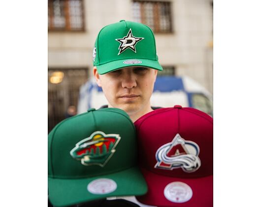 Kšiltovka Mitchell & Ness - Colorado Avalanche - Double Clutch Pro Snapback - Maroon