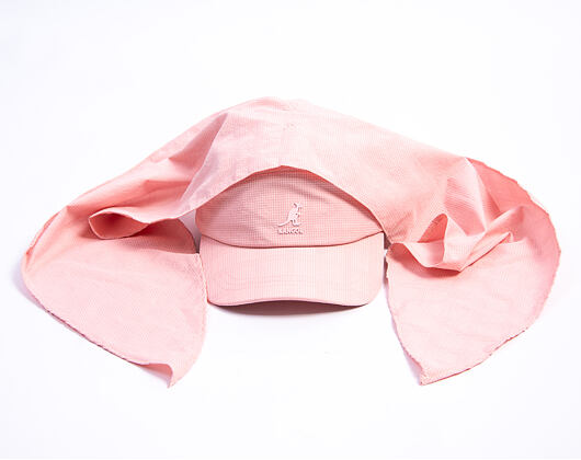 Kšiltovka Kangol - TRENDS PACK - Seersucker Drape 5-Panel - Pink