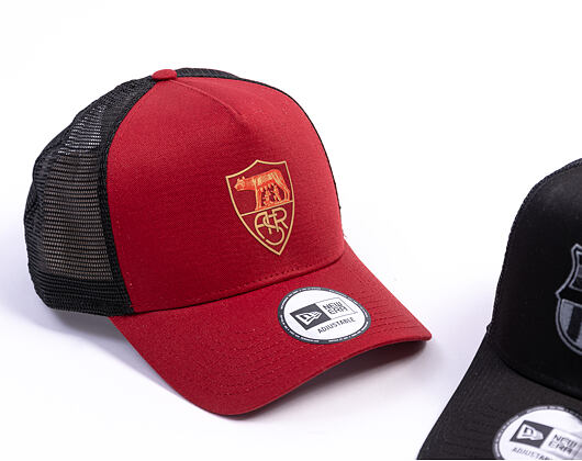 Kšiltovka New Era -  Tonal 9FORTY Trucker - AS Roma - Pinot Red