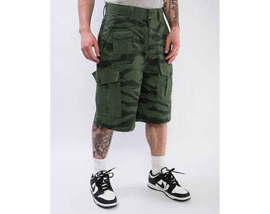 Kraťasy Rip N Dip - A Team Camo Cargo Shorts (Military Green)
