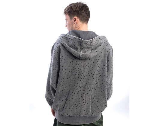 Mikina Rip N Dip - Ripngems Zip Up Hoodie (Charcoal Wash)