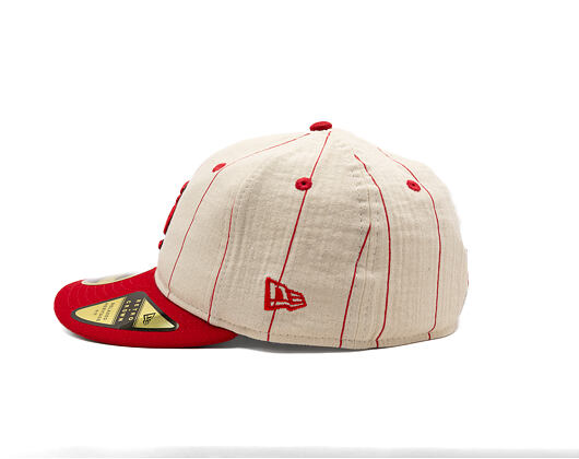 Kšiltovka New Era - MLB Retro Linen Pinstripe 59FIFTY Retro Crown - St. Louis Cardinals - Team Color