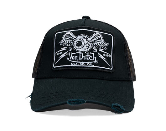 Kšiltovka Von Dutch - Trucker - Eye Out Logo Black
