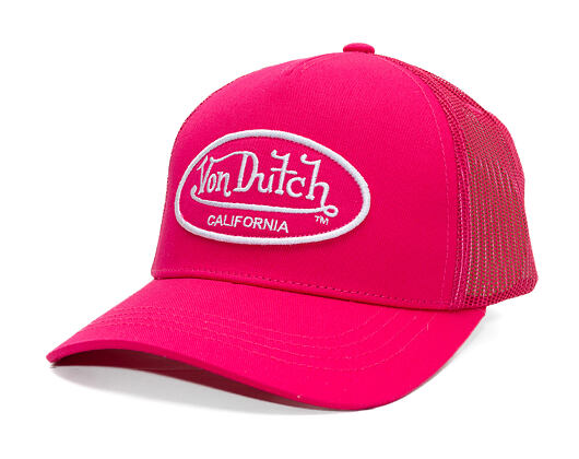 Kšiltovka Von Dutch - Trucker - Cali Patch Electric Pink