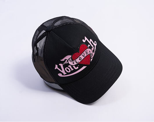 Kšiltovka Von Dutch - Trucker - Stoned Love Logo Black/Pink