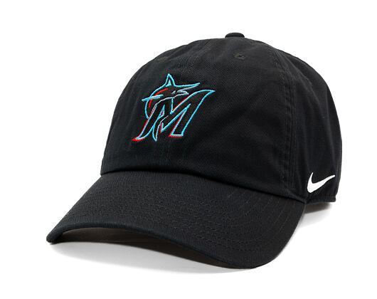 Kšiltovka Nike - Club Unstructured - Miami Marlins - Black 00A