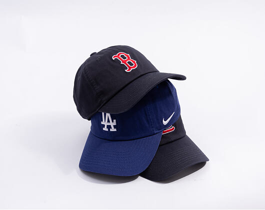 Kšiltovka Nike - Club Unstructured - Boston Red Sox - Pitch Blue 4FA