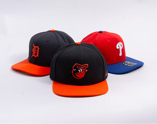 Kšiltovka Nike - Dri-Fit Pro - Baltimore Orioles - Black 00A/Team Orange 89L