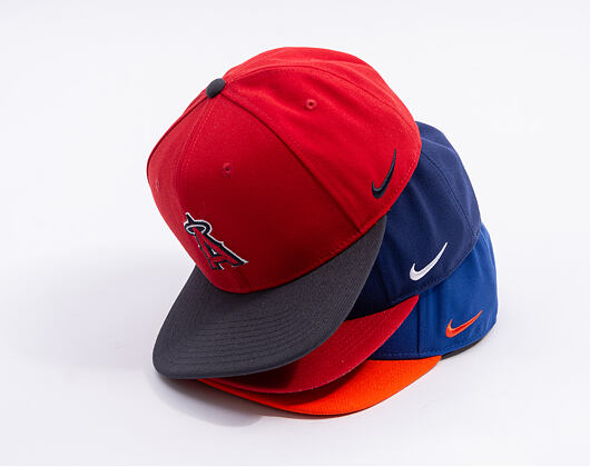 Kšiltovka Nike - Dri-Fit Pro - Los Angeles Angels - Gym Red 6DL/Pitch Blue 4FA