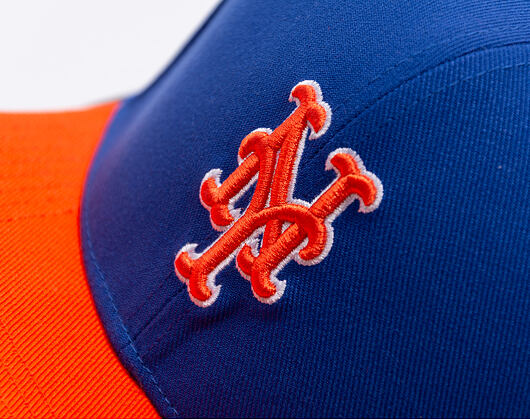 Kšiltovka Nike - Dri-Fit Pro - New York Mets - Rush Blue 4EW/Team Orange 89L