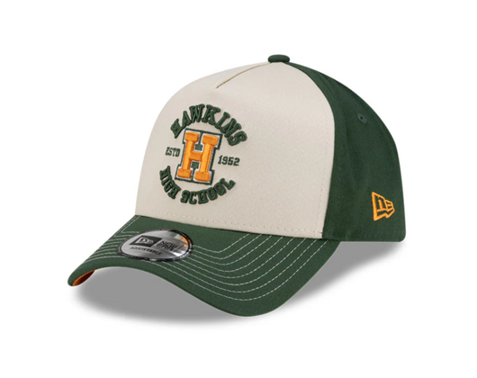 Kšiltovka New Era - Hawkings High 9FORTY A-Frame - Stranger Things - Green