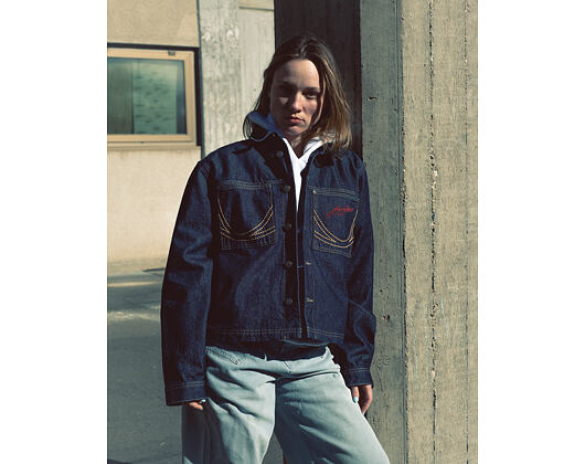 Džínová Bunda Karl Kani - Kani Jeans Cropped Rinsed Denim Jacket