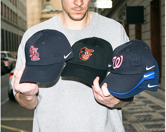 Kšiltovka Nike - Club Unstructured - Baltimore Orioles - Black 00A