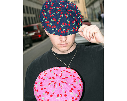 Baret Kangol - Tropic Cherry Jax Beret - Navy