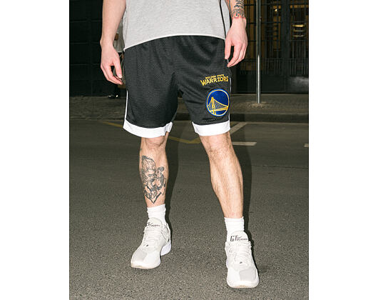 Kraťasy New Era - NBA US Edit - Golden State Warriors - Black