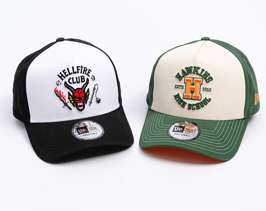 Kšiltovka New Era - Hellfire Club 9FORTY A-Frame - Stranger Things - Black