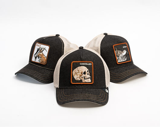 Kšiltovka Goorin - Denim Skull - Dark Denim