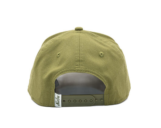 Kšiltovka New Era - Branded Buffalo Patch Linen 9FORTY A-Frame - New Olive