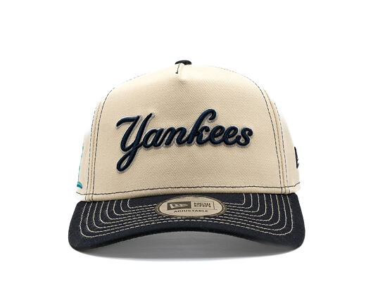 Kšiltovka New Era - MLB City Icon 9FORTY A-Frame - NY Yankees - Cream / Navy