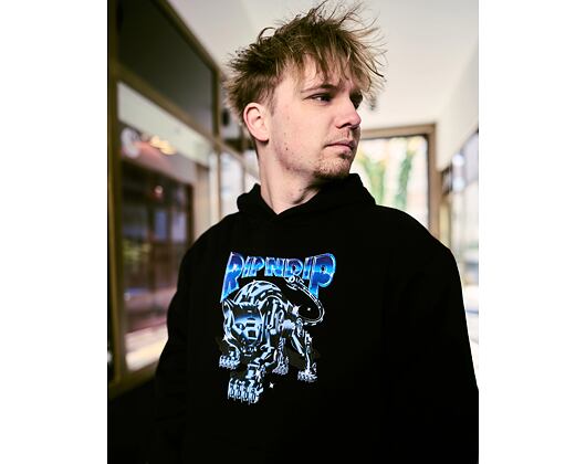 Mikina Rip N Dip - Cyborg Hoodie (Black Wash)