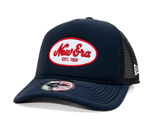 Kšiltovka New Era - Branded Oval Foam Patch 9FORTY A-Frame Trucker - Navy