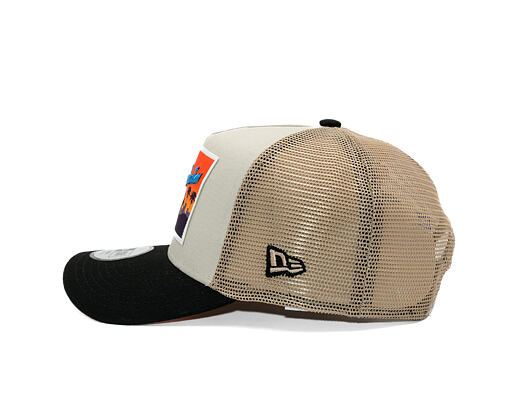 Dětská Kšiltovka New Era - Branded Location Patch 9FORTY A-Frame Trucker - Stone