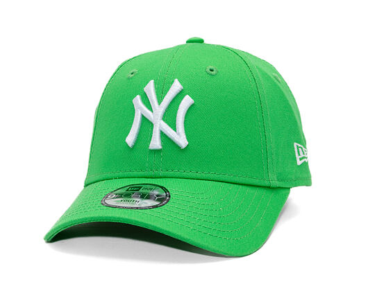 Dětská Kšiltovka New Era - MLB Essential 9FORTY - NY Yankees - Green/White - Child/Youth