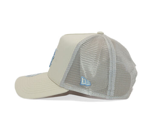 Dámská Kšiltovka New Era - MLB Floral 9FORTY A-Frame Trucker - LA Dodgers - Cream / Sky Blue