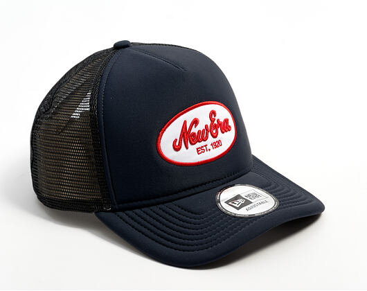 Kšiltovka New Era - Branded Oval Foam Patch 9FORTY A-Frame Trucker - Navy