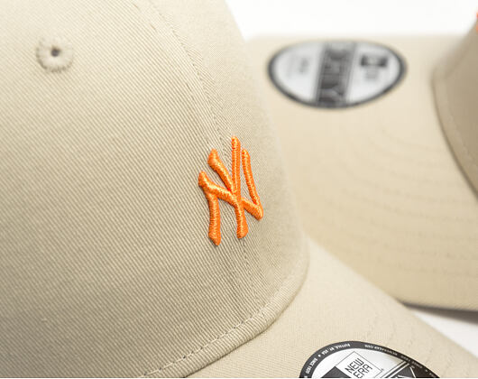 Dětská Kšiltovka New Era - MLB Homefield 9FORTY Trucker - NY Yankees - Stone / Orange
