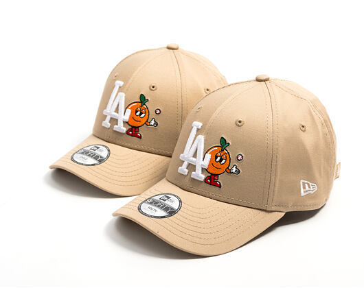 Dětská Kšiltovka New Era - MLB Icon 9FORTY - LA Dodgers - Camel / White