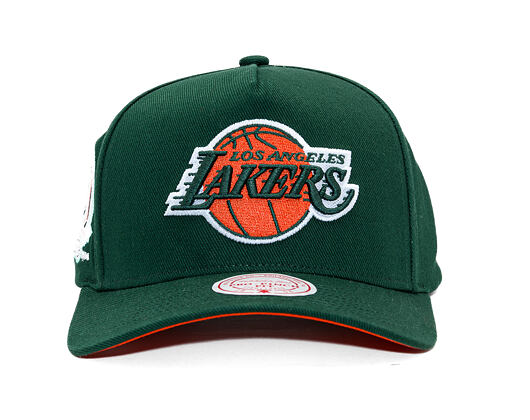 Kšiltovka Mitchell & Ness - NBA - Emerald Slam - Los Angeles Lakers - Green/Orange