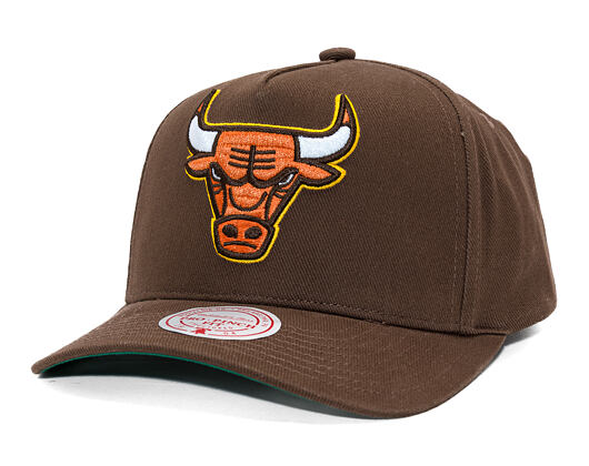 Kšiltovka Mitchell & Ness - NBA - Chestnut Peak - Chicago Bulls - Brown